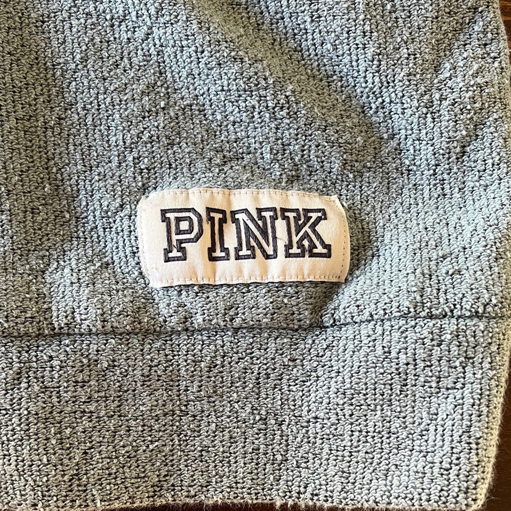 PINK Victoria's Secret Woman’s Soft Aqua Crewneck Sweater - Picture 5 of 7